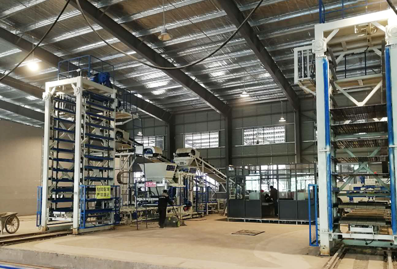 免燒磚制磚生產(chǎn)線